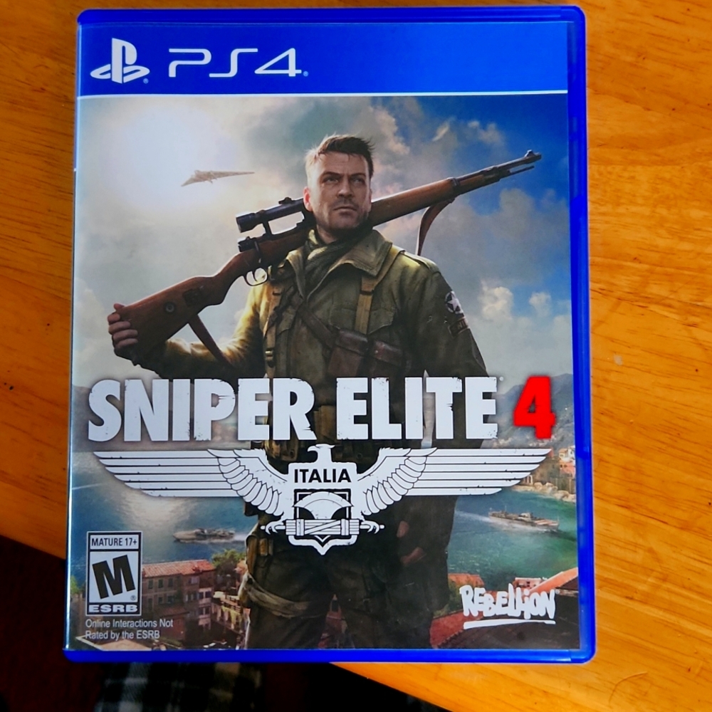 PS4 "Sniper Elite 4 rebellion"